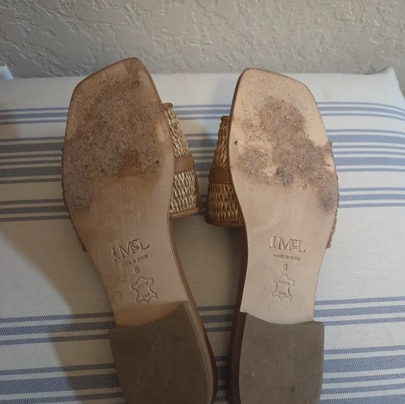 J.McLaughlin Luiza Vacheta Woven Sandals Tan - Picture 11 of 12